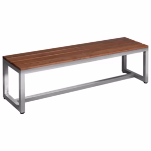 Bench with Stainless Steel Frame – Marine Ply Seat