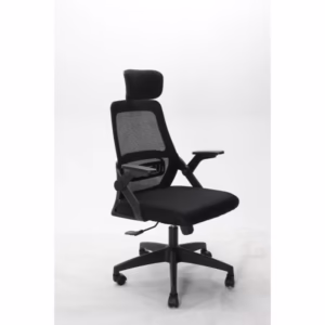 Student / Apprentice Flip Arms Mesh Operators Chair – Black