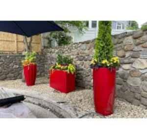 Red Pot Planters