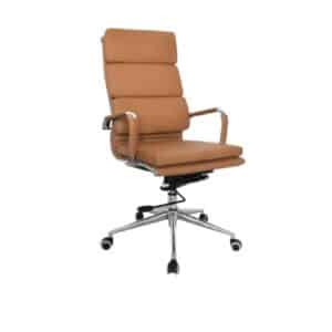 Classic Eames Cushion Camel High Back