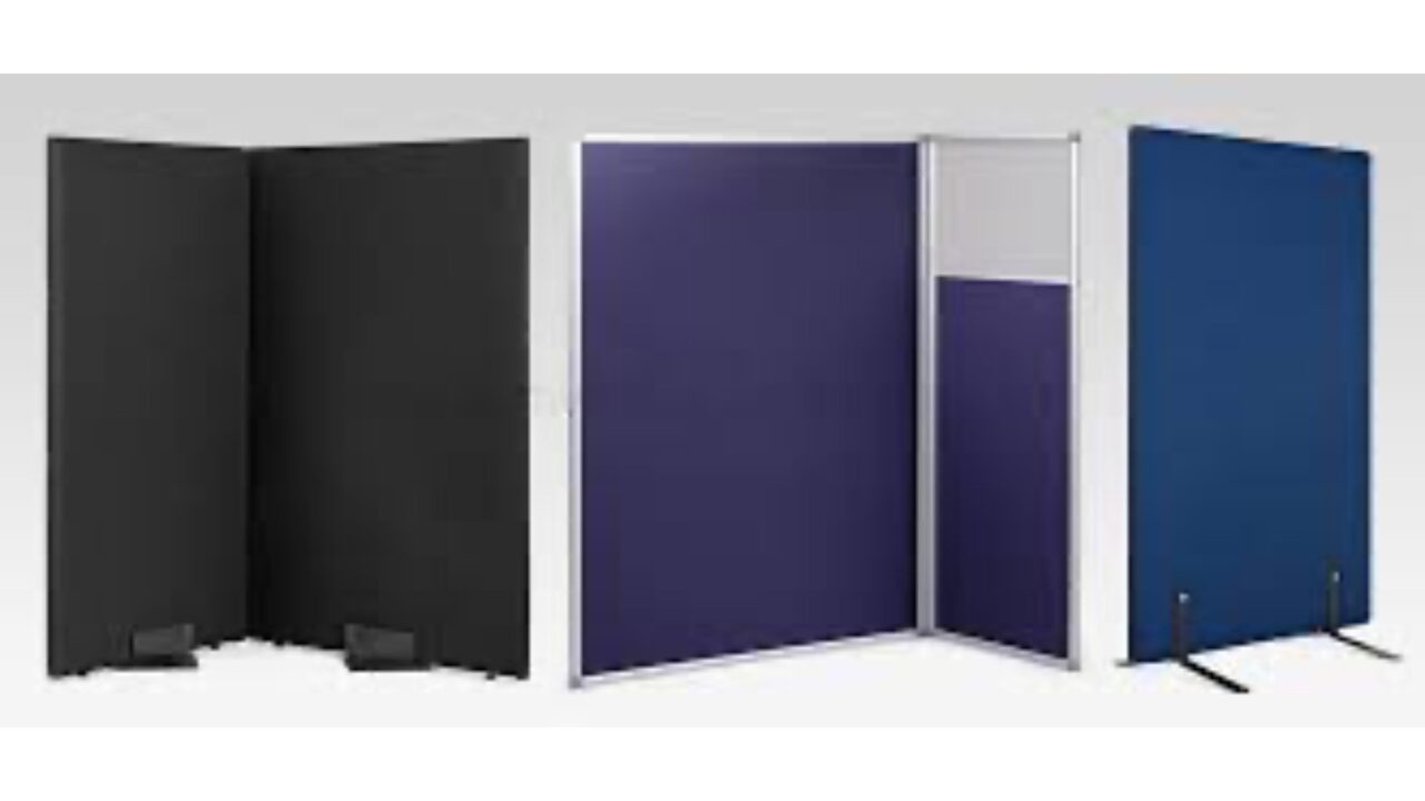 floor based screens office screen sound proofing