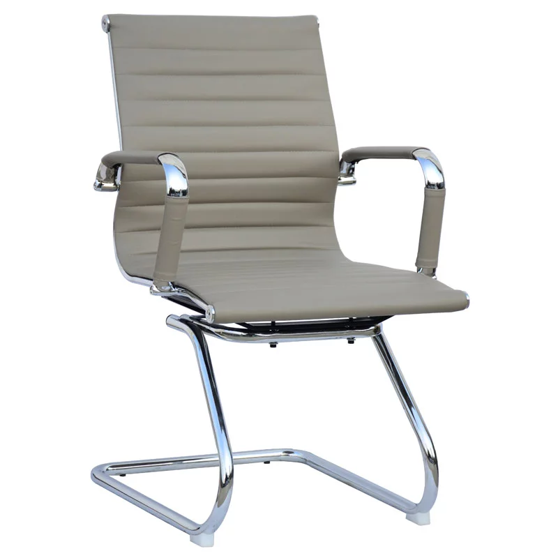 Classic Eames Leather Office Chair – Grey