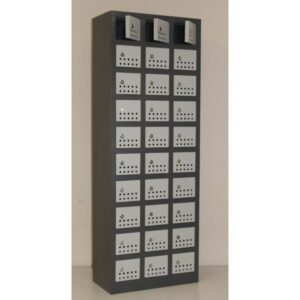30-Compartment Cellphone Locker – Secure & Compact Storage Solution