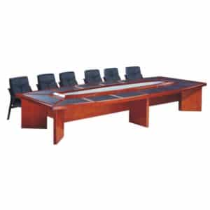 Executive K88 Boardroom Table with Glass Inlay (1)