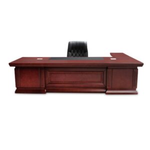 Williams Executive L-Shape Veneer Desk + Mobile Pedestal