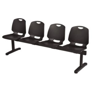 PU Bench Steel Frame Public Seating – Durable & Versatile