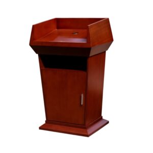 Lectern Desk Podium – Premium Mahogany Wood | Church & Events