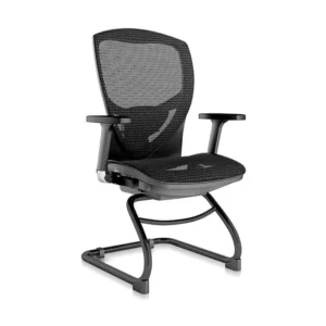 Falcon Full Mesh Sleigh-base Visitors Chair | Ergonomic Guest Seating