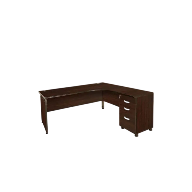 Slim L Shape Computer Desk