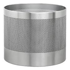 Round Stainless Steel Planter 55cm