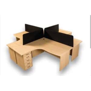 4 Way Cluster Wave Cluster Desk