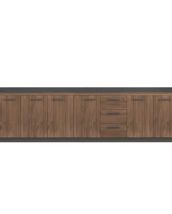 5 Door + 1 Door For Bar Fridge Server (2 Set of Drawers )4000mm