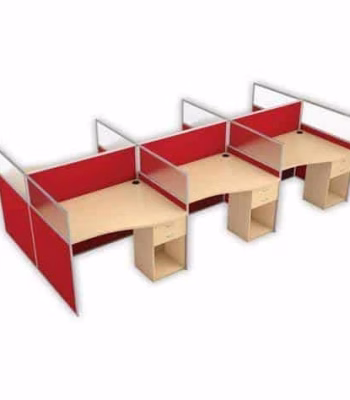 Cluster desks 6 way